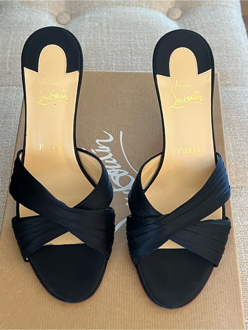Christian Louboutin NICOL IS BACK 85 CREPE SATIN